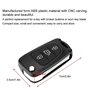 Clé de Voiture - Boutons de Remplacement pour Coque de Clé avec clé Intelligente à Trois Boutons et télécommande Compatible avec