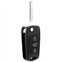 Clé de Voiture - Boutons de Remplacement pour Coque de Clé avec clé Intelligente à Trois Boutons et télécommande Compatible avec