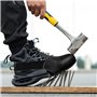 SUPVOX Couvre-Chaussures De SéCurité En Cuir Avec Bout En Acier, Protection Anti-Fracassante Pour Taille Eur 36-46, IdéAl Pour I
