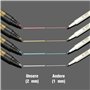 Willingood Marqueurs Métalliques Feutres 10 Couleurs Ensemble De Feutres Marqueurs Métalliques DIY Album, Scrapbooking, Travaill