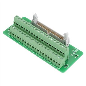 ID40P Connecteur de Bornier Mâle Bloc de Jonction 40Pin Support d'Interface PLC avec Rail DIN Connecteur de Bornier d'en-tête Mâ