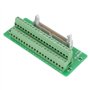 ID40P Connecteur de Bornier Mâle Bloc de Jonction 40Pin Support d'Interface PLC avec Rail DIN Connecteur de Bornier d'en-tête Mâ