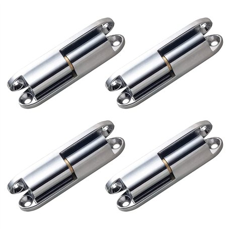 4 Pièces Charnière à Visser de Porte