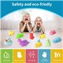 Nestling 21Pièces Kawaii Mochi Squishy Toys - Mini Squishies Noctiluque Soft Squeeze Jouet - Mignon Animal Squishy Jouet Anti St