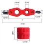 VIVIIHOO Lot de 3 outils d'ébavurage pour tuyaux en cuivre - Ébavureur et nettoyant pour tuyaux en PVC et en acier - Pour l'inté