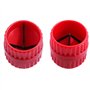 VIVIIHOO Lot de 3 outils d'ébavurage pour tuyaux en cuivre - Ébavureur et nettoyant pour tuyaux en PVC et en acier - Pour l'inté