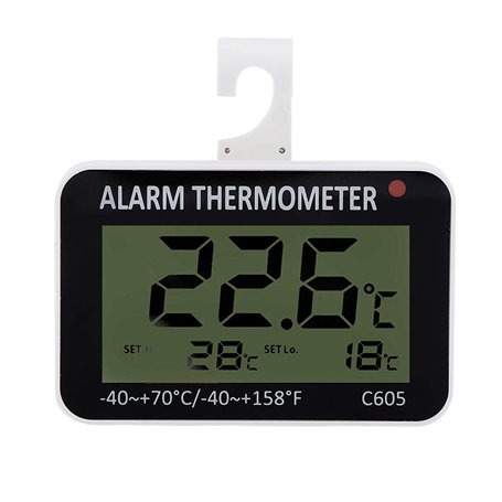Thermomètre de réfrigérateur Composants électroniques en plastique Numérique Usage domestique Professionnel Précis Frais Stocké