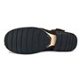 COWSDELLA Bottes pour Hommes en Cuir de Mollets avec semelle en caoutchouc Bottes de Motard avec Fermeture éclair Classiques Bot