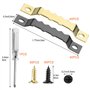 Fixations pour cadres en Dents de Scie