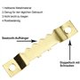 Ensemble de Cintre Photo Double Trou avec 170 Vis et 1 Tournevis