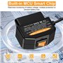 Hoembpn 3.5m Câble D'alimentation OBD pour Caméra Embarquée Type C OBD2,12V-36V Adaptateur de Kit Câblage Dashcam 90° USB C Conn
