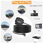 Hoembpn 3.5m Câble D'alimentation OBD pour Caméra Embarquée Type C OBD2,12V-36V Adaptateur de Kit Câblage Dashcam 90° USB C Conn