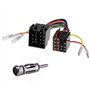 Hoembpn Cable Adaptateur Autoradio ISO 16 Broches Connecteur Faisceau de Radio Stéréo Radioadapter Universal+DIN à Prise ISO Kit