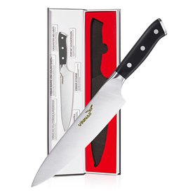 VINNAR Couteau de Chef 20cm Super Tranchant - Professionnel de Cuisine Universel en Acier Inoxydable Allemand 5cr15mov - Poignée