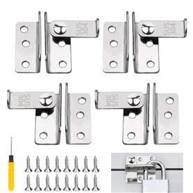 GZjiyu 4 Pcs Moraillon Loquet