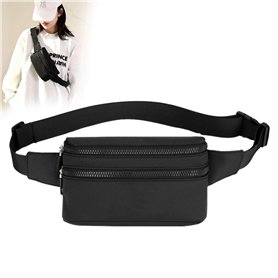1 Pièce Sac De Taille Noir