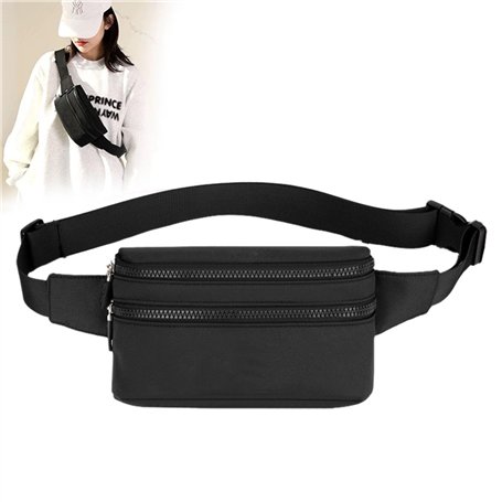 1 Pièce Sac De Taille Noir