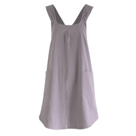 QFEHTHSK 1 Tablier Simple en Coton Et Lin De Style Japonais Et Coréen