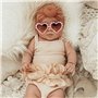 KSBBHDS 2 Morceaux De Lunettes En Forme De Cœur, Lunettes Pour Enfants À La Mode, Lunettes De Soleil Mignonnes Et Simples, Acces
