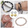 EHDWXVZM 800 Pièces De Perles Intercalaires Rondes, Perles Intercalaires pour La Fabrication De Bijoux, Perles Intercalaires pou
