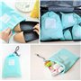 XLKJ 8 Pcs Rangement Valise, Organiseurs de Bagage pour Voyage Sacoches de Rangement pour Bagage Différents Tailles Étanche Sacs