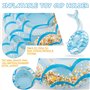 MULEVIP Paquet de 15 Porte-gobelet de Piscine Porte-Gobelet, Porte Gobelet Gonflable, Mixte Gonflable Porte-Gobelet Flottant Bea