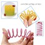Liwein Jouet Ressorts Chat, Coloré Jouets à Ressort de Chat Plastique Hélicoïdaux en Spirale Interactifs Durables Cadeau de Nouv