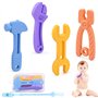 KIMIGO Anneau Dentition Bébé en Silicone – 4PCS Anneaux de Dentition Sans BPA | Soulage Gencives | Sensoriels de Qualité Aliment