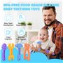 KIMIGO Anneau Dentition Bébé en Silicone – 4PCS Anneaux de Dentition Sans BPA | Soulage Gencives | Sensoriels de Qualité Aliment