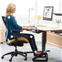KIMIGO Repose Pied Bureau,Repose Pieds Ergonomique,6 Réglables en Hauteur,Antidérapants Repose Pieds avec Fonction Masseur pour 