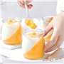 BBWELL Pots Yaourts avec Couvercle 150 ml [Lot de 12] - Petits Pots en Verre,Petit Pot en Verre pour Confiture - Bocaux à desser