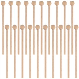 YUENPUN Lot de 20 bâtons de percussion en bois