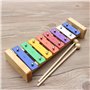 YUENPUN Lot de 20 bâtons de percussion en bois, à tête ronde, pour xylophone, baguettes de percussion Glockenspiel en bois pour 