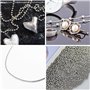 1500 PièCes 4mm MéTal Petites Perles D'Espacement Rondes Plaqué MéTallisé Perles Intercalaires Heishi Doré ArgentéEs Pour Bijoux