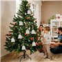 HXMJIED Lot de 20 petits sacs en coton avec cordon de serrage double de 8 x 10 cm - Petits sacs cadeaux en lin avec cordon de se