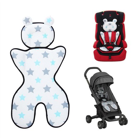 Respirant Assise pour Poussette en été Coussin Siege Pousette Matiere Respiration Universelle Coussin Siege pour Poussette et Au