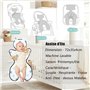 Respirant Assise pour Poussette en été Coussin Siege Pousette Matiere Respiration Universelle Coussin Siege pour Poussette et Au