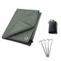 Tapis de Sol Camping 2x2 Metre Imperméable Tapis sous Tente Bâche de Sol Randonnée - Fournie 4 piquets de Fixation