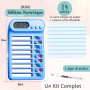 Minuteur Visuel Enfant avec Tableau Effaçable Timer TDAH Enfant Outils Concentration Adolescent Gestion du Temps Enfant Journali