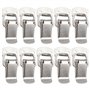 Zasjon 10 Pièces Fermeture à Levier 47mm Loquet à Bascule avec 40 Pièces Vis