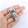 Zasjon 10 Pièces Fermeture à Levier 47mm Loquet à Bascule avec 40 Pièces Vis, Fermoir à Bascule Attache Capot, Fermoir à Ressort