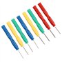 HALJIA – Lot de 8 aiguilles creuses en acier inoxydable anti-adhésif pour démontage de capacité