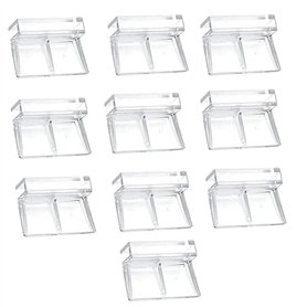 Istloho 10x Clips de Couvercle D'aquarium Fish Clips Acryliques Aquariums Clips de Protection en Verre pour Aquarium pour Couver