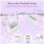 Épilateur électrique pour femme 2 en 1 avec lumière LED pour aisselles, jambes, bras, épilateur pour jambes, épilateur pour jamb
