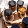 Sincero Home Bougie Parfumée - Bougie Artisanale en Cire de Soja avec Mèche en Bois, 450g, 60 Heures de Combustion, Parfum Crois
