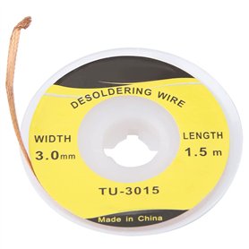 Fil à Dessouder BGA Soudure Mèche à Dessoucher Tresse à Dessouder Antistatique PCB Soudure Remover à la Main 1.5m