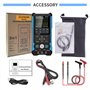 IN202D Oscilloscope portable 3 en 1 Multimètre Générateur DDS, 2 canaux, bande passante 80MHz, taux d'échantillonnage 200MSa/s, 