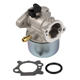 Carkio Carburateur 799868 avec joint et joint torique de Compatible with carburateur Briggs & Stratton 498170 498254 497347 4973