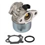 Carkio Carburateur 799868 avec joint et joint torique de Compatible with carburateur Briggs & Stratton 498170 498254 497347 4973