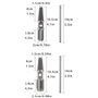 Extracteur de vis endommagées et de tarauds filetés